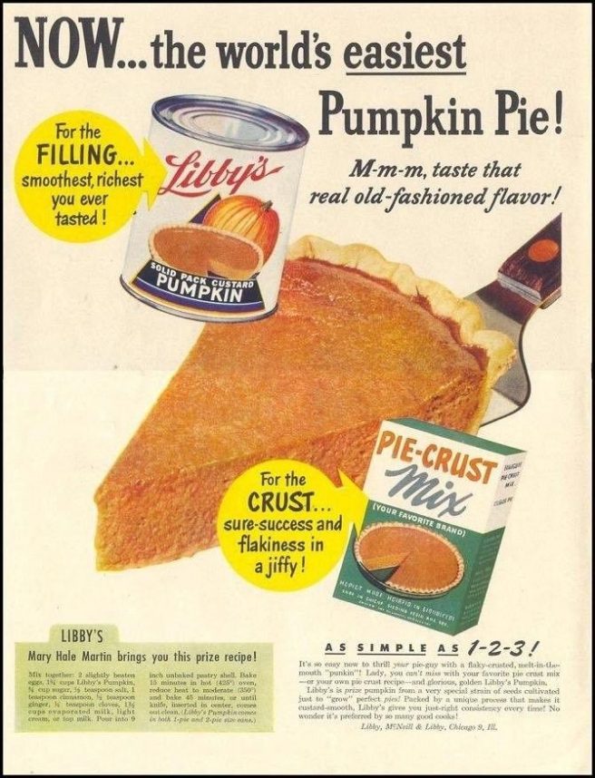 THE HUNGRY HERALD FOOD BLOG - LIBBY PUMPKIN PIE MIX