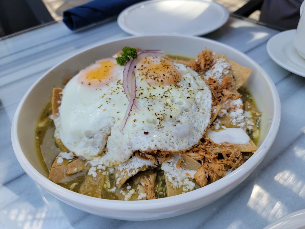 Chilaquiles Verde at Medano Hotel, Cabo San Lucas © The Hungry Herald. All rights reserved.