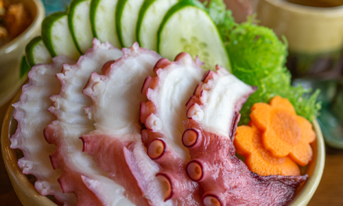 octopus sashimi